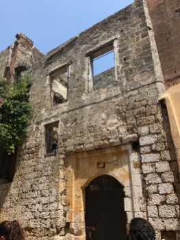 Les maisons juives en ruine